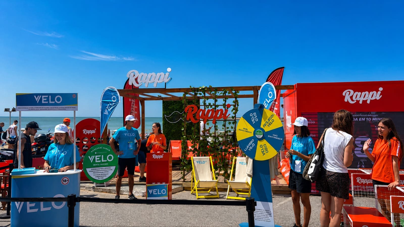 Activación de Rappi y VELO en Mar del Plata